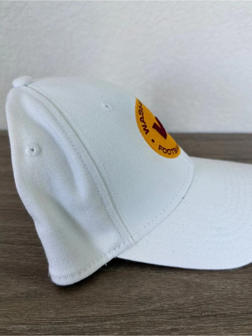 Washington Football Team New Era 39THIRTY Fitted Hat White NFL Stretch Fit S/M
